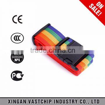 Various Color Retractable Plastic Buckle Safety Nylon Elastic Luggage Belt for Travel Bag photo-5