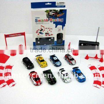 1:58 4ch rc track car toys with signpost