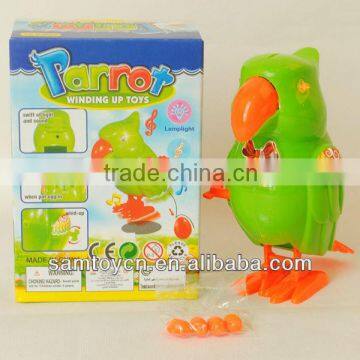 Windup singing bird toy