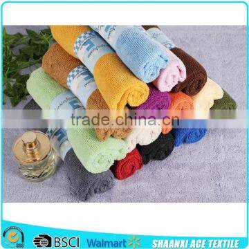 Pure color quick dry microfiber kitchen towel cleaning towel microfiber