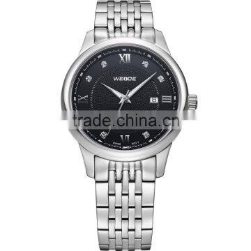 WEIDE Full Stainless Steel Wrist Watch High Quality Quartz Watches Men photo-6