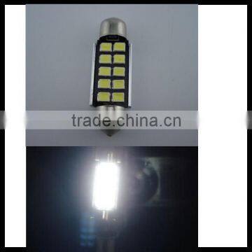 2015 new car led bulb 3W 200lumens canbus festoon 39mm 10smd 2835 super brightness