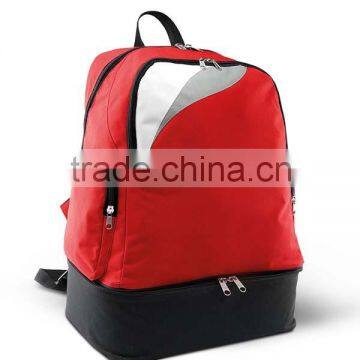 Team Sports Backpack With Rigid Bottom In 600D PVC Reach Standard Backing                        
                                                Quality Choice