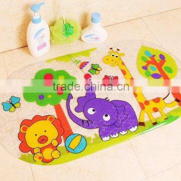 colorful printed bath mat