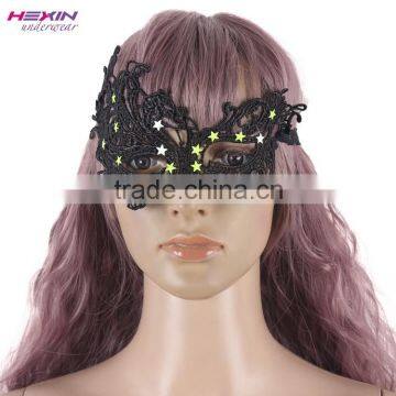 Black Cheap Butterfly Simple Design Masquerade Party Mask Lace Mask