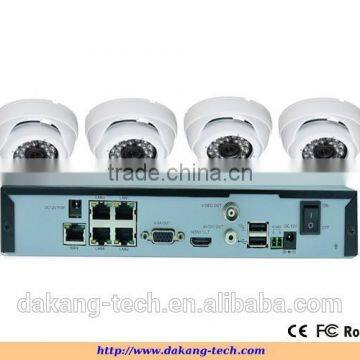 4ch POE nvr kit,IP Camera and P2P NVR, H.264 POE NVR Kit,960P/720P camera dvr kit POE NVR Kit