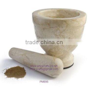 Boticina Marble Mortar Pestle