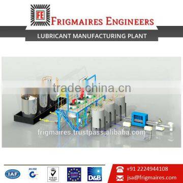 Best Standard Lubricant Manufacturing Plant from Indian Exporter