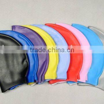 Wholesale Waterproof Silicone Swim Cap, Water Sports Swimming Cap Silicon photo-3