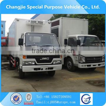 JMC 4*2 4m length refrigerated truck for supplying fresh vegetable