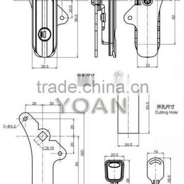 Black Zinc Electrical Locker System With Panel Lock photo-5