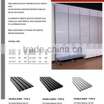 Various Types Aluminum Slatwall for Display photo-2