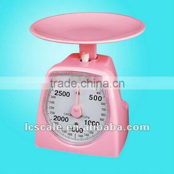 mechanical kitchen scale with bowl