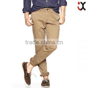 fashion men chino pants new stylish khaki pants khaki skinny pants JX16013