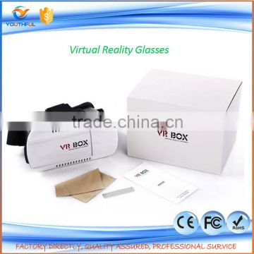 Hot Selling!!! Virtual Reality Glasses Case Plastic Google Cardboard 3D Glasses VR BOX 2.0