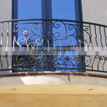 High-quality wrought iron balcony railing designs made in China