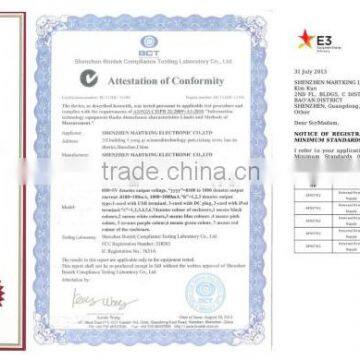 Meps C-tick SAA Certificate AU Plug Travel Charger 5V1A for Samsung and IPad