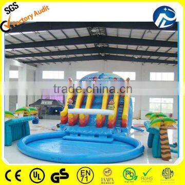 inflatable water slide pool/ inflatable water slides wholesale