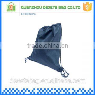 Wholesale china large capacity blue non-woven sport drawstring bag
