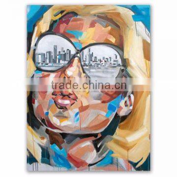 Handmade high quality wall decor abstract figure artwork canvas oil painting