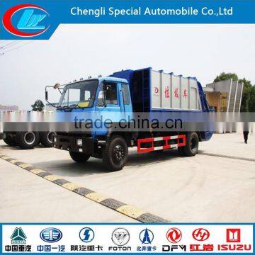16T DONGFENG 4X2 Diesel Type Engine Dongfeng Used Compression Garbage Truck photo-4