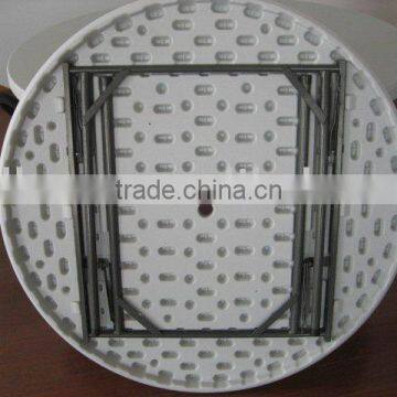 outdoor used hdpe plastic round folding table