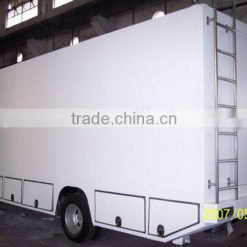 Fiberglass sandwich panel truck body