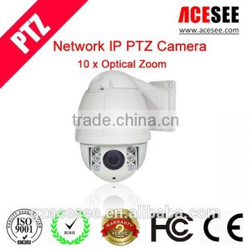 ACESEE 1.3MP CMOS Sensor High Speed Auto Tracking PTZ IP Camera