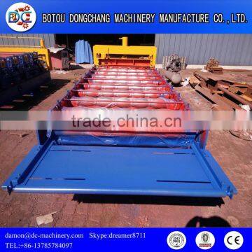 PPGI Roofing Sheet Trapezoidal Roll Forming Machine Maching Roof made in china