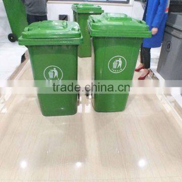 120L HDPE material outdoor usage plastic garbage bin