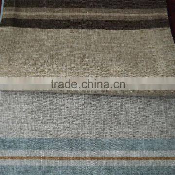 Simple Curtain Design Hotel Stripe Yarn Dyed Chenille Curtain Fabric for Bedroom photo-2