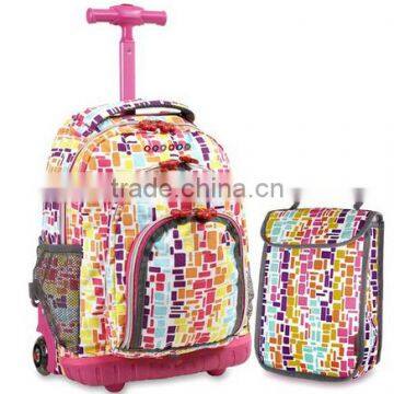 Hot Sale Trolley School Bag for Boy and Girl Wholesale School Bags 2015 photo-2