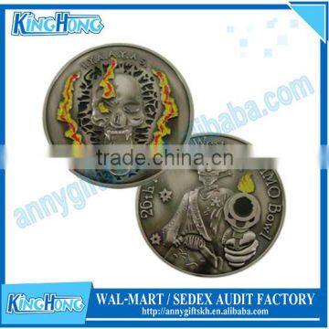 Holiday decorative custom metal coin producer rare coin for sale