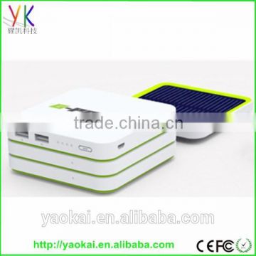 Promotional Li-polymer Mobile Portable Solar Power Bank with OEM/ODM service