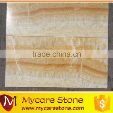 Beautiful Natural Transparent yellow onyx tile