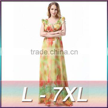 2016 summer new Couture Size Chiffon Dress