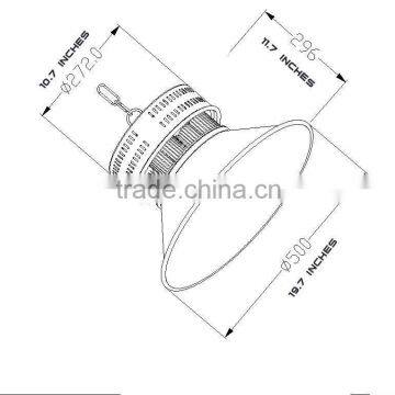 LED High Bay Lights Fixture Industrial Warehouse Lamp Factory 150w Ship Lights photo-5