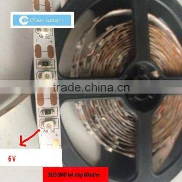 6v led tape light led flexible strip 6v led strip made in China