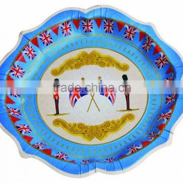 10" 400gsm opp lamination printing paper plates