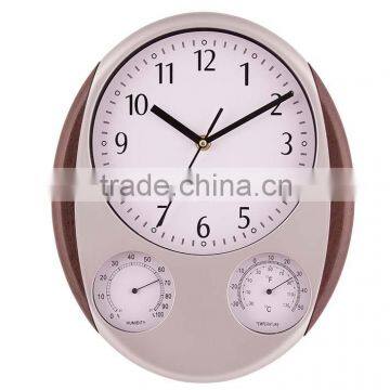 Hot sale cheap weather station wall clock in USA