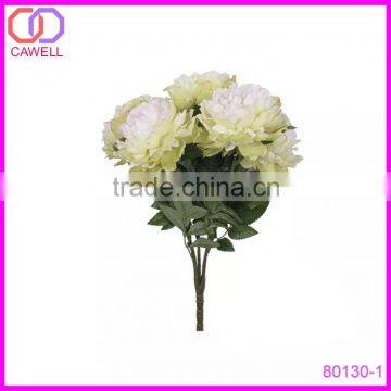 Factory Direct Sale Artificial Flower Silk 5 Head Penoy Flower photo-2