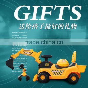 Best gift for your baby! popular toy excavator for kids/Mini toy car with music hot sale in China.