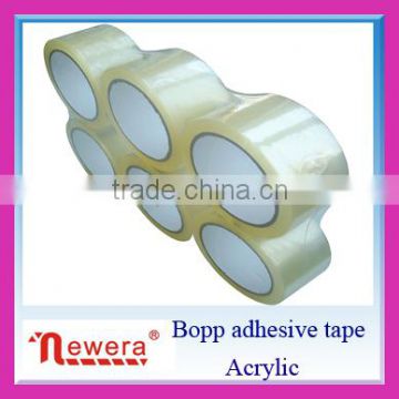 Wholesale size 2 inch clear bopp adhesive packing adhesive tape horizon packed