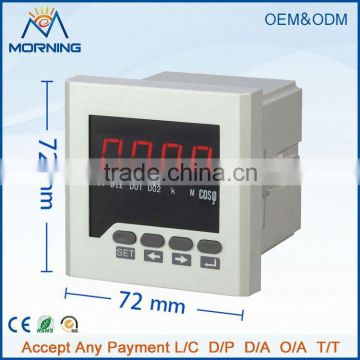 ME-3H31 LED display three phase digital PF meter, measure power factor with high-precision