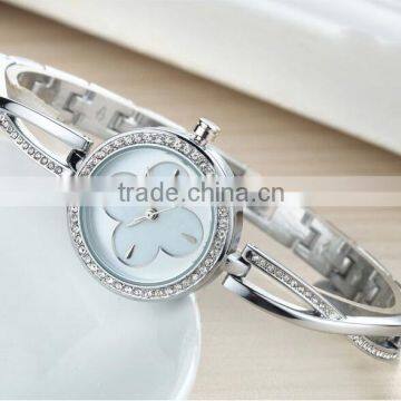 Four Leaf Clover Dial Wrist Watches For Women