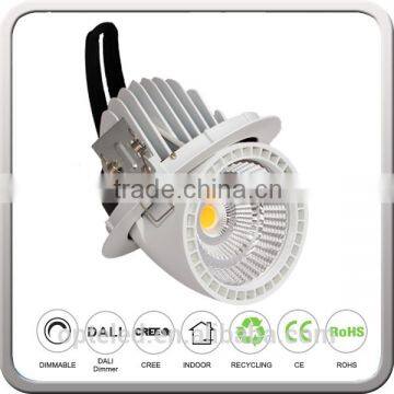 Energy Saving 30W 35W Gimbal Down Light Rotating LED Ceiling Lamps