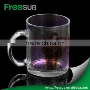Eco-Friendly 11oz Sublimation Mug Transparent Coffee Beer Mug Whoelsale In Yiwu Market photo-2