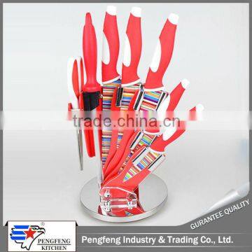 Reasonable factory price royalty line knife set