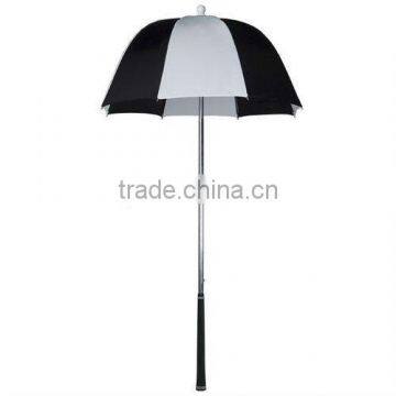 GOLF BAG UMBRELLA - BLACK OR BLACK AND WHITE