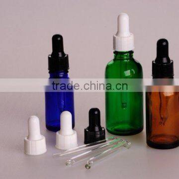 Glass eye dropper bottles